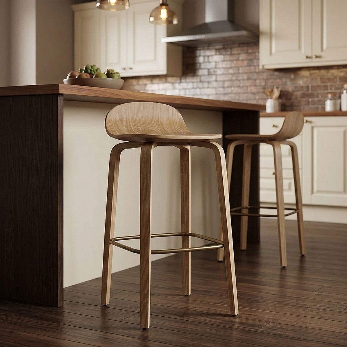 Barhocker Heller Holz