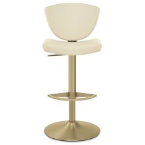 Echtleder Barhocker gold - Pearl