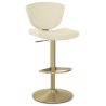 Echtleder Barhocker gold - Pearl