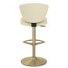 Echtleder Barhocker gold - Pearl