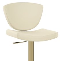 Echtleder Barhocker gold - Pearl