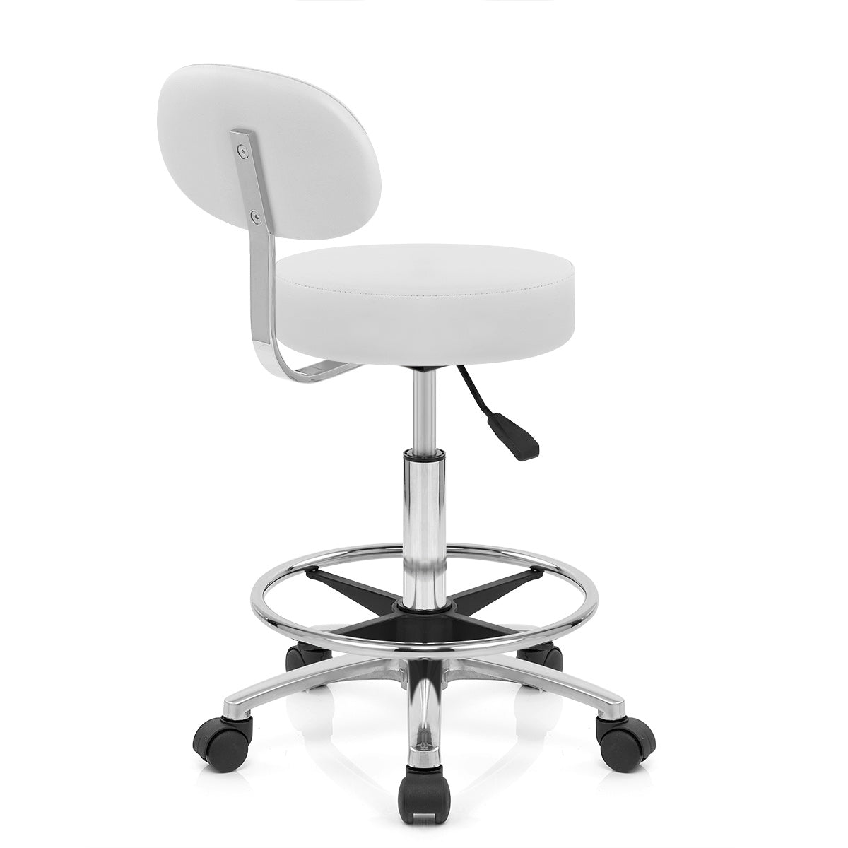Barhocker - Swivel Weiß