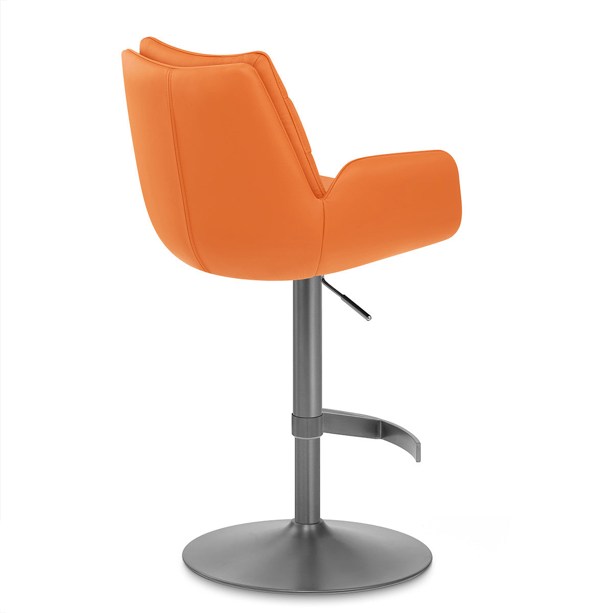 Barhocker Echtleder Graphit - Seville Orange