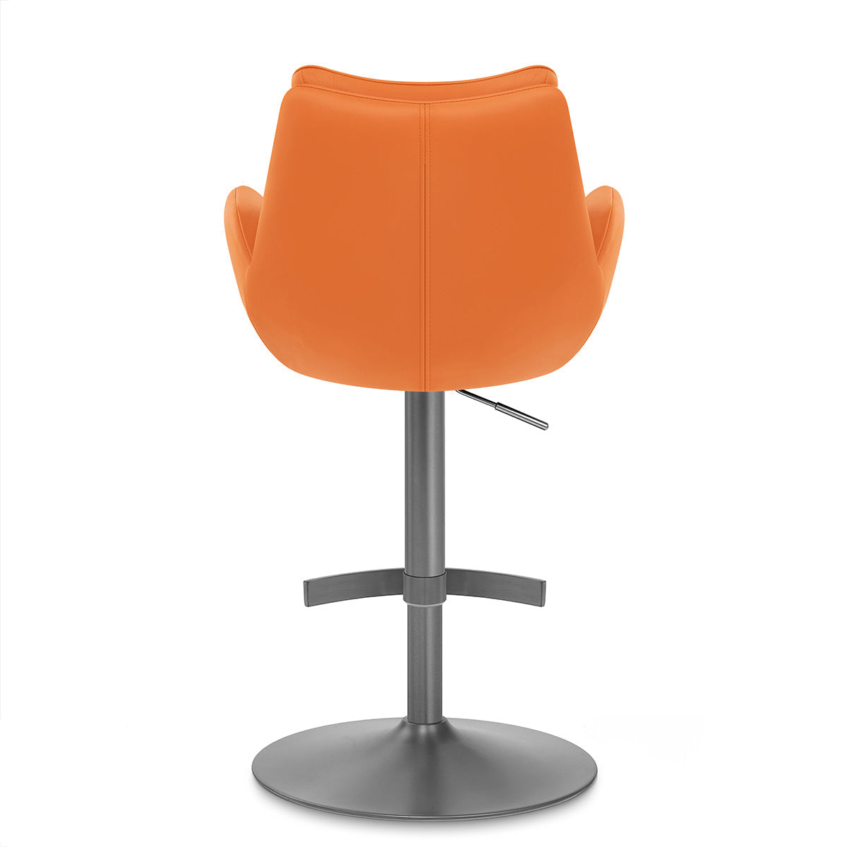 Barhocker Echtleder Graphit - Seville Orange