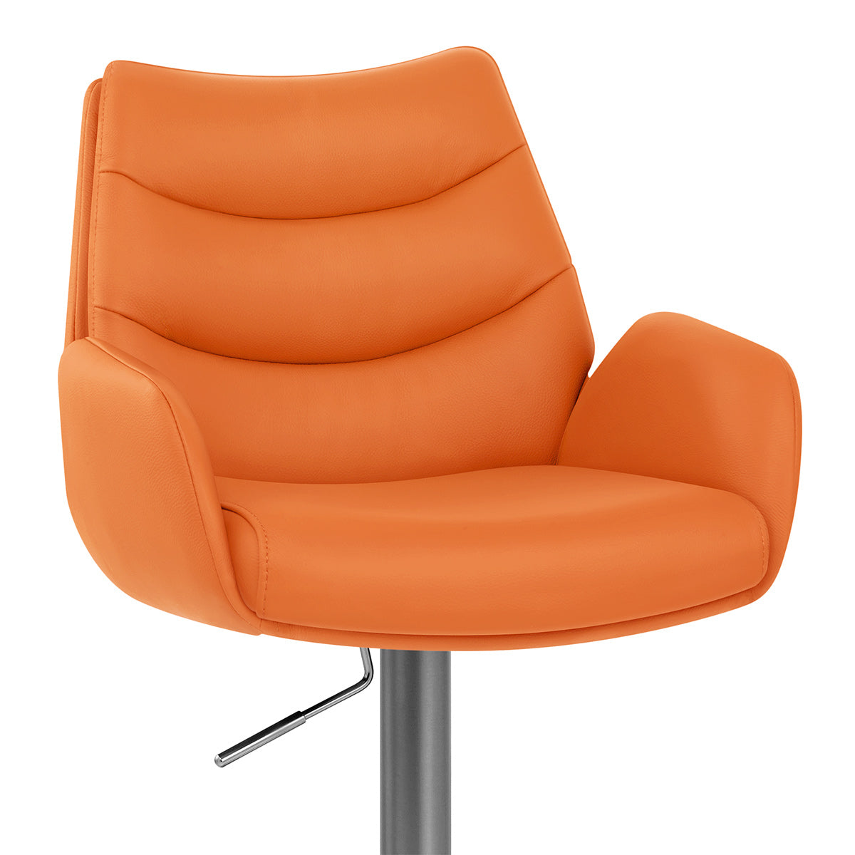 Barhocker Echtleder Graphit - Seville Orange