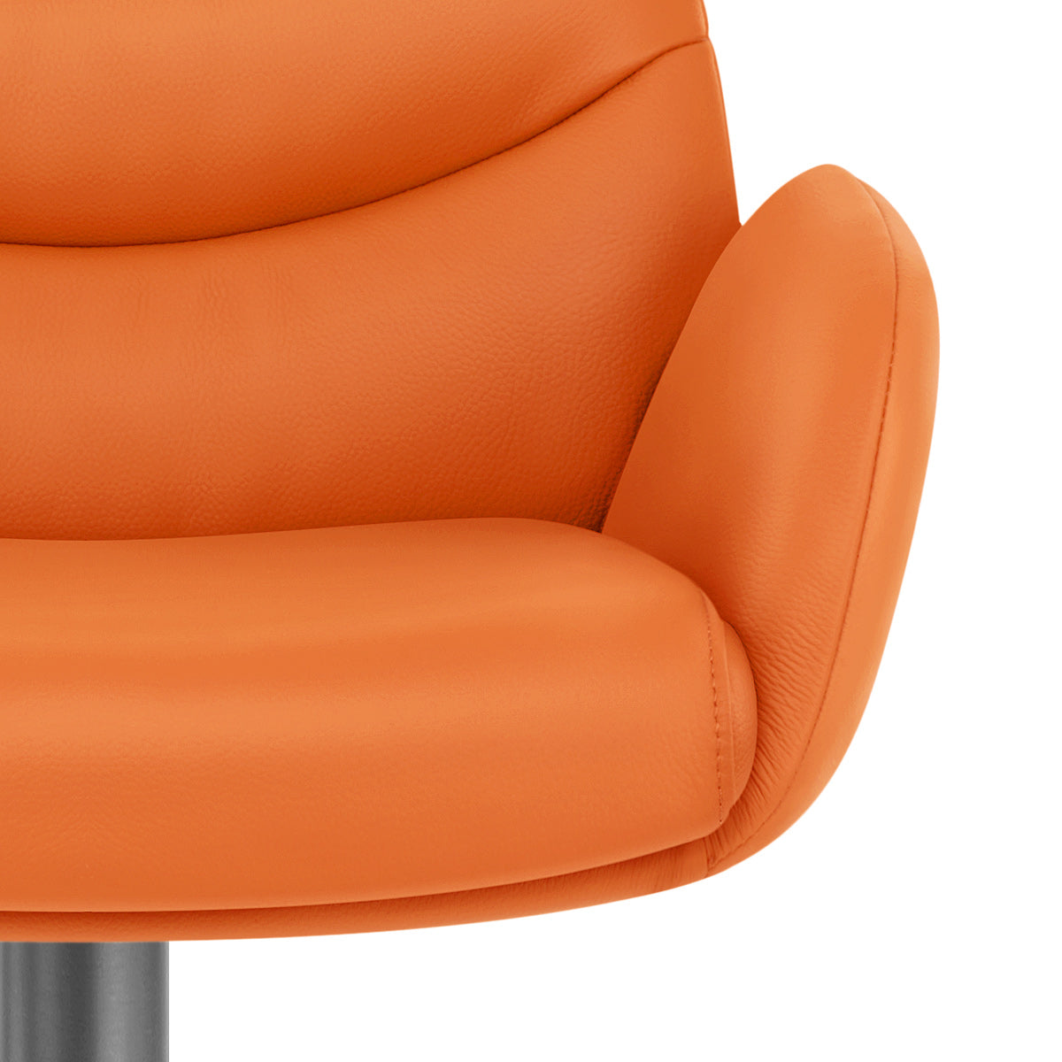 Barhocker Echtleder Graphit - Seville Orange
