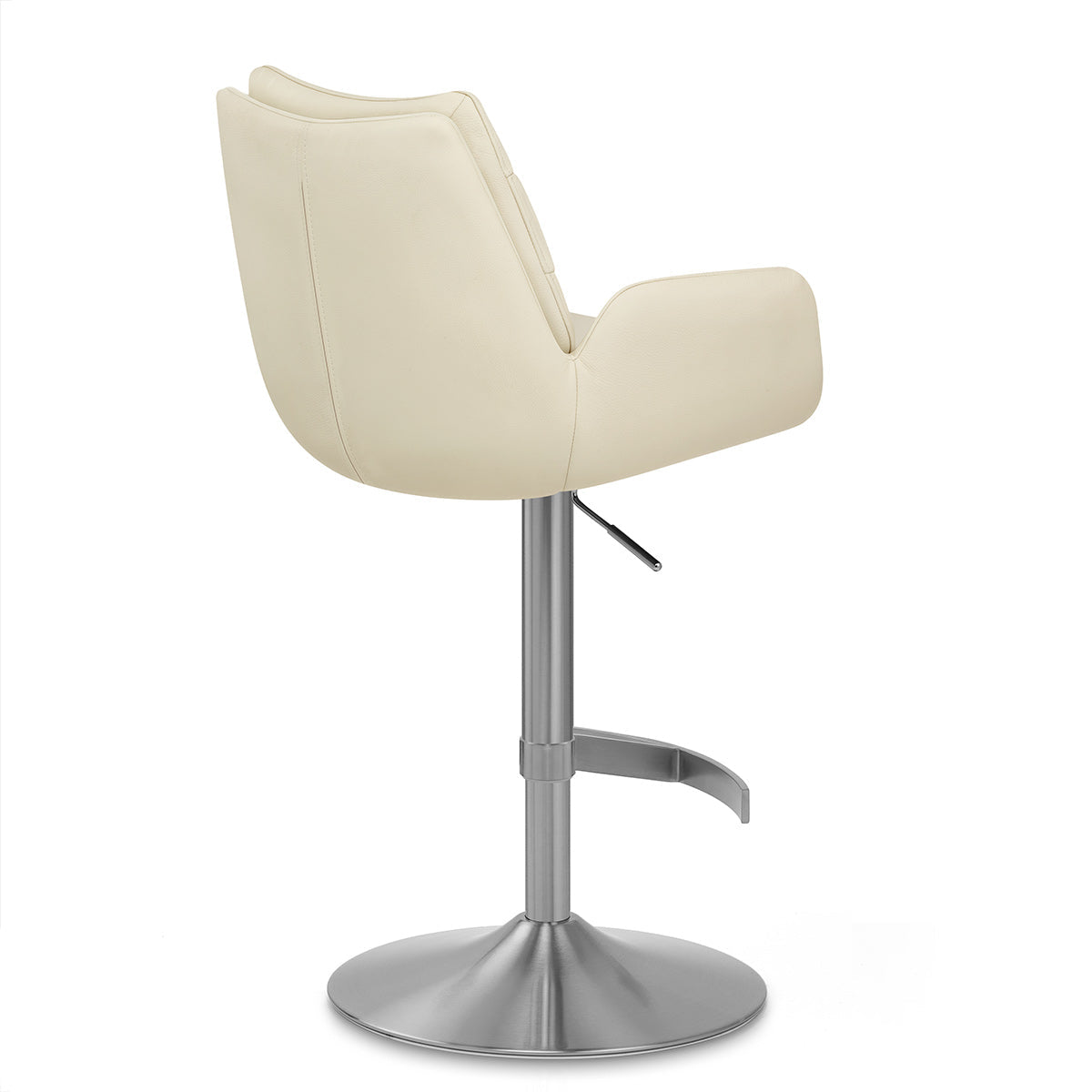 Barhocker Echtleder Gebürstet - Seville Beige