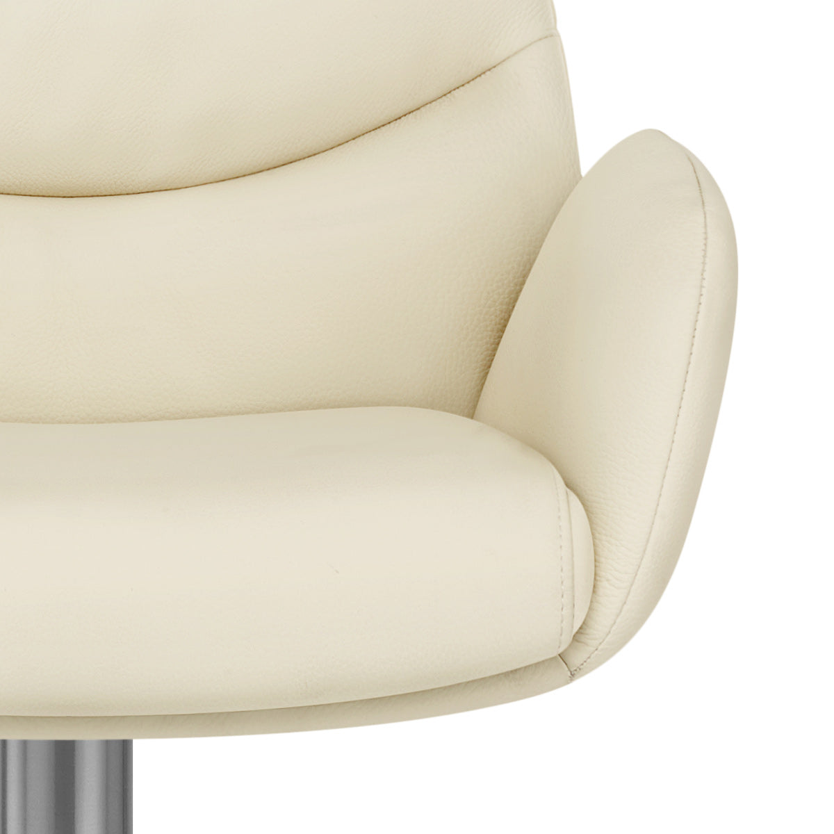Barhocker Echtleder Gebürstet - Seville Beige