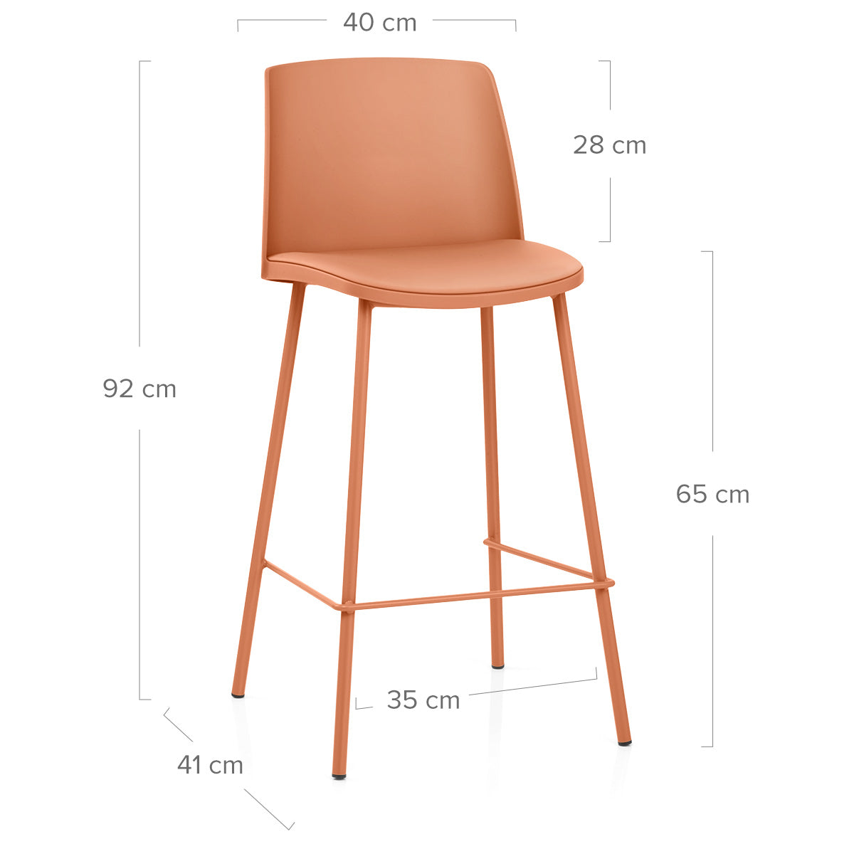 Sgabello - Cosmo Arancione