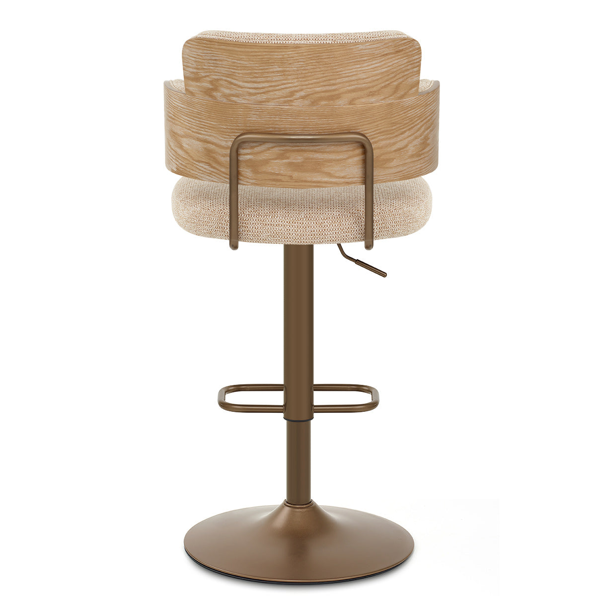 Sgabello Tessuto Rame - Logan Beige