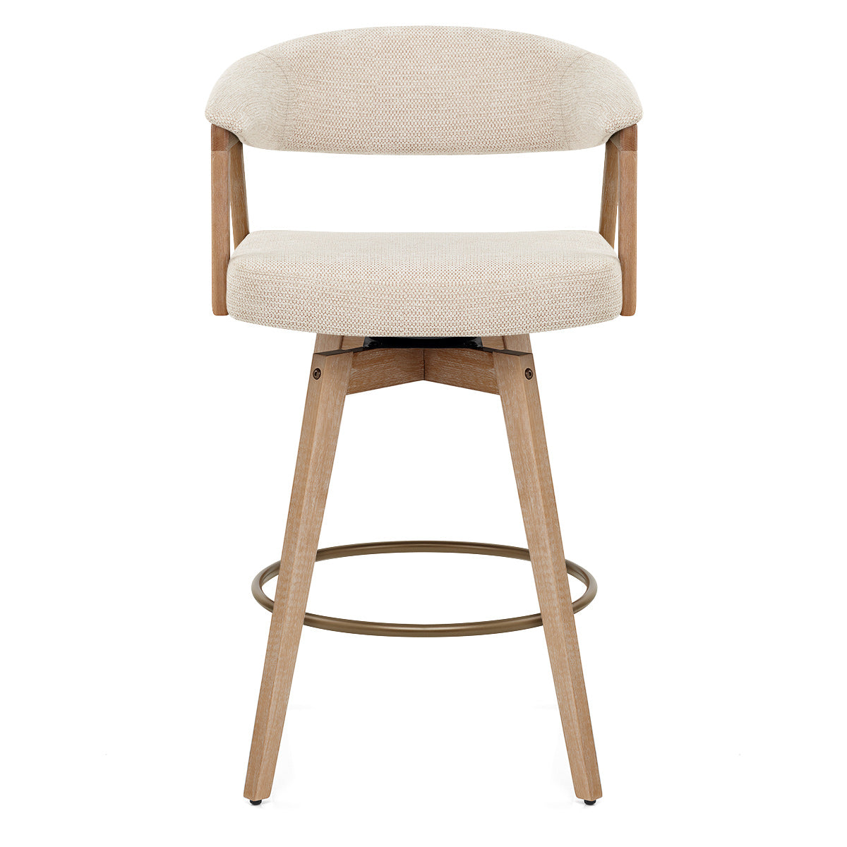 Sgabello Tessuto Quercia - Falco Beige