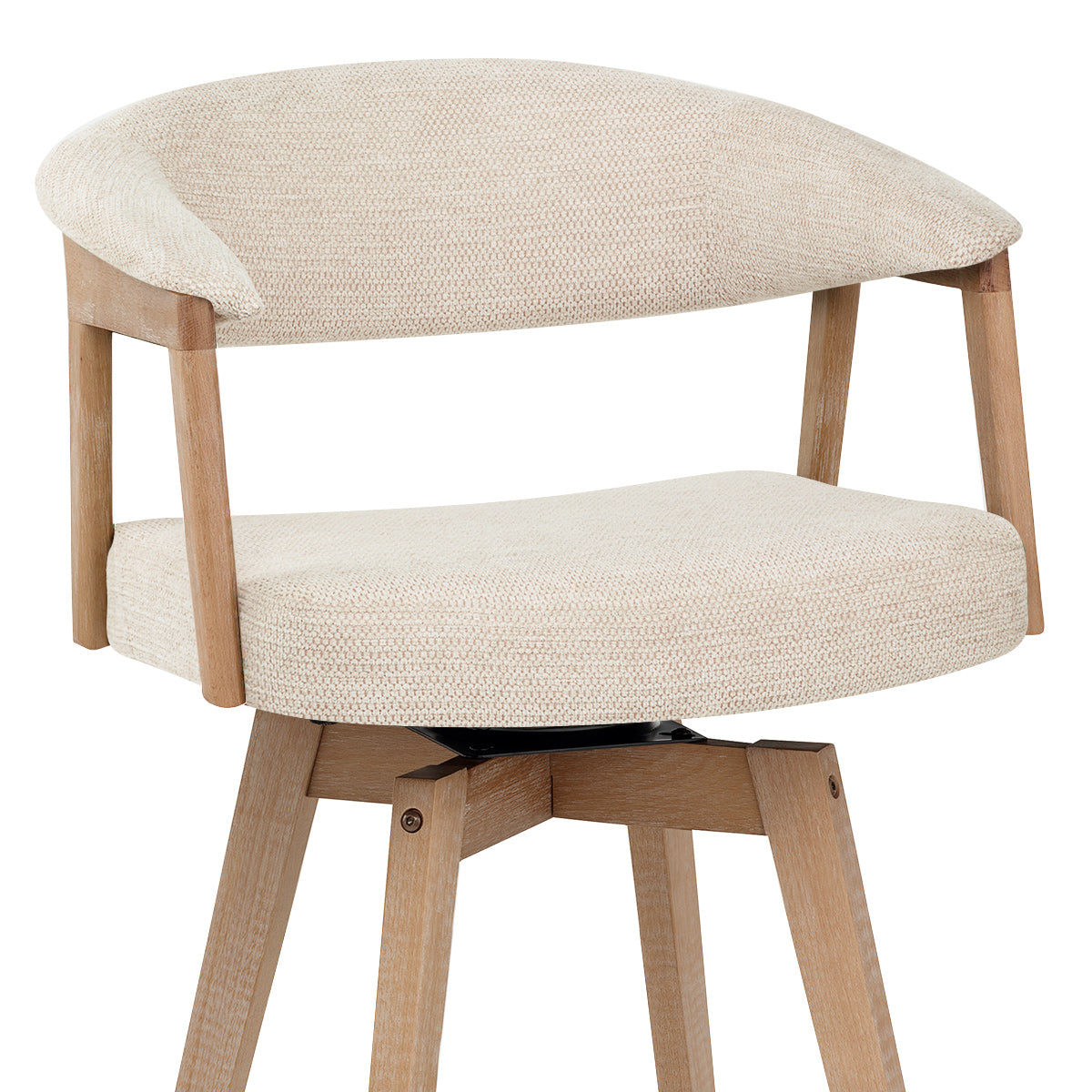 Sgabello Tessuto Quercia - Falco Beige