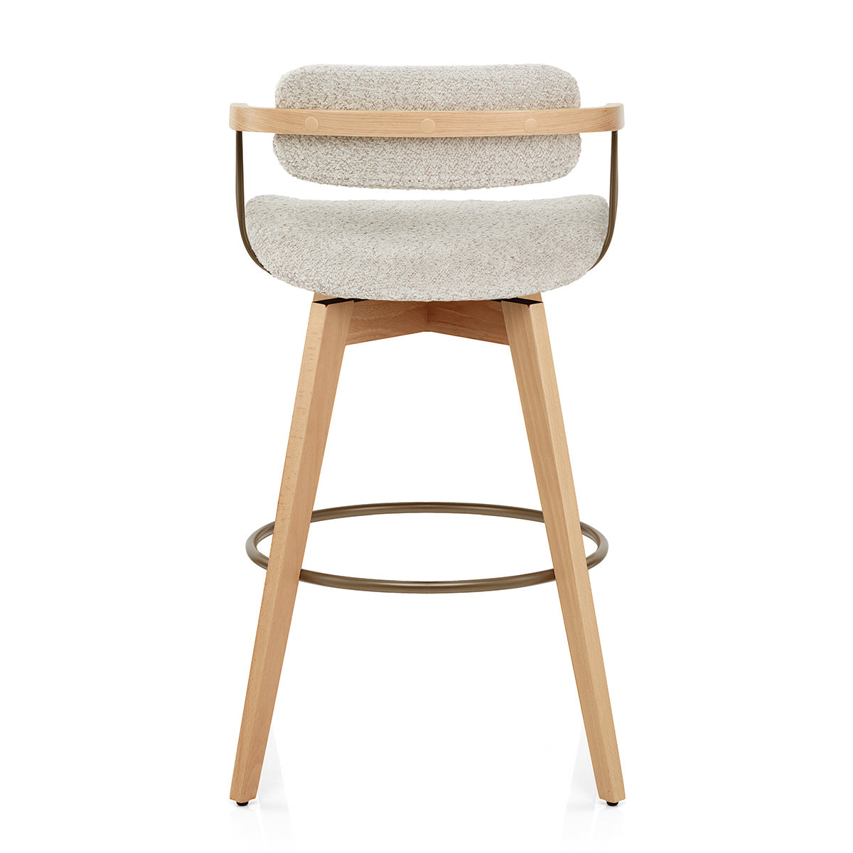 Stoffbarhocker Eiche - Electra Beige