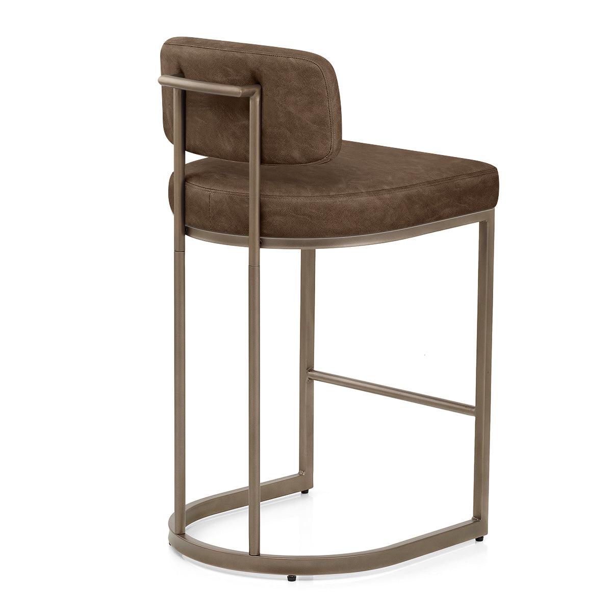 Kunstleder Barhocker - Verve Braun