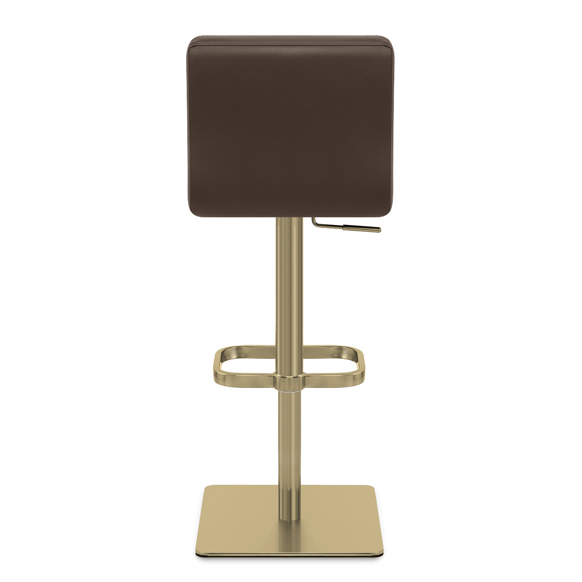 Kunstleder Barhocker Gold - Lush Braun