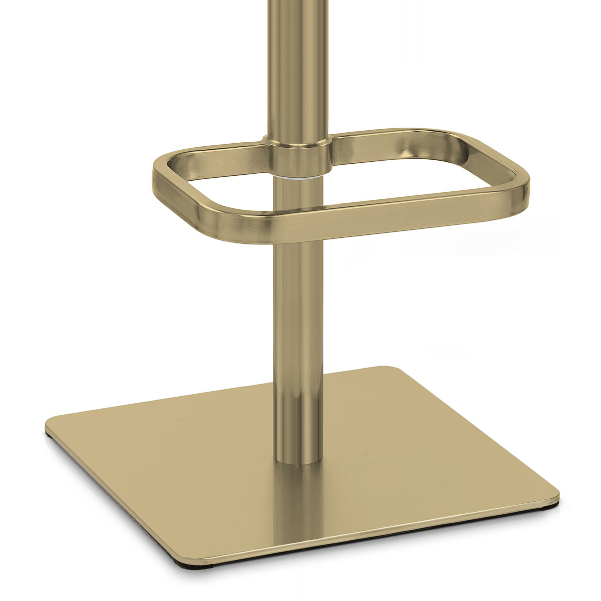 Kunstleder Barhocker Gold - Lush Braun
