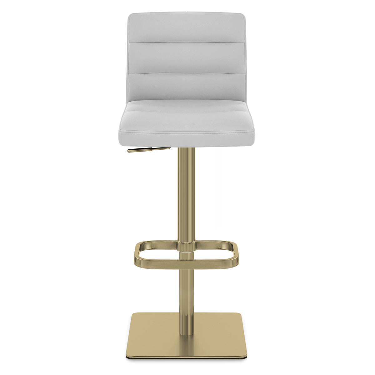 Kunstleder Barhocker Gold - Lush Grau