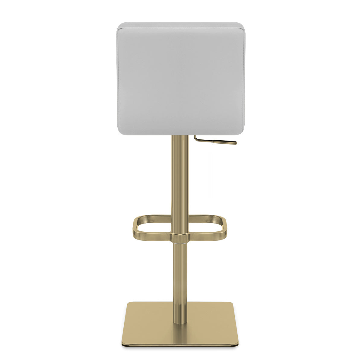 Kunstleder Barhocker Gold - Lush Grau