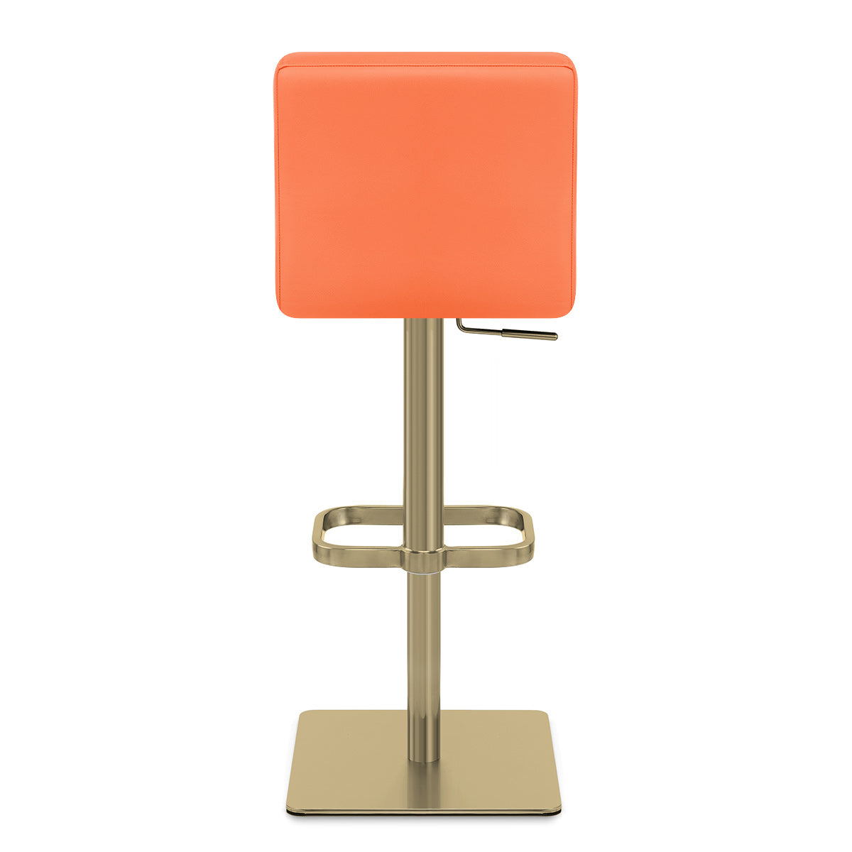 Kunstleder Barhocker Gold - Lush Orange