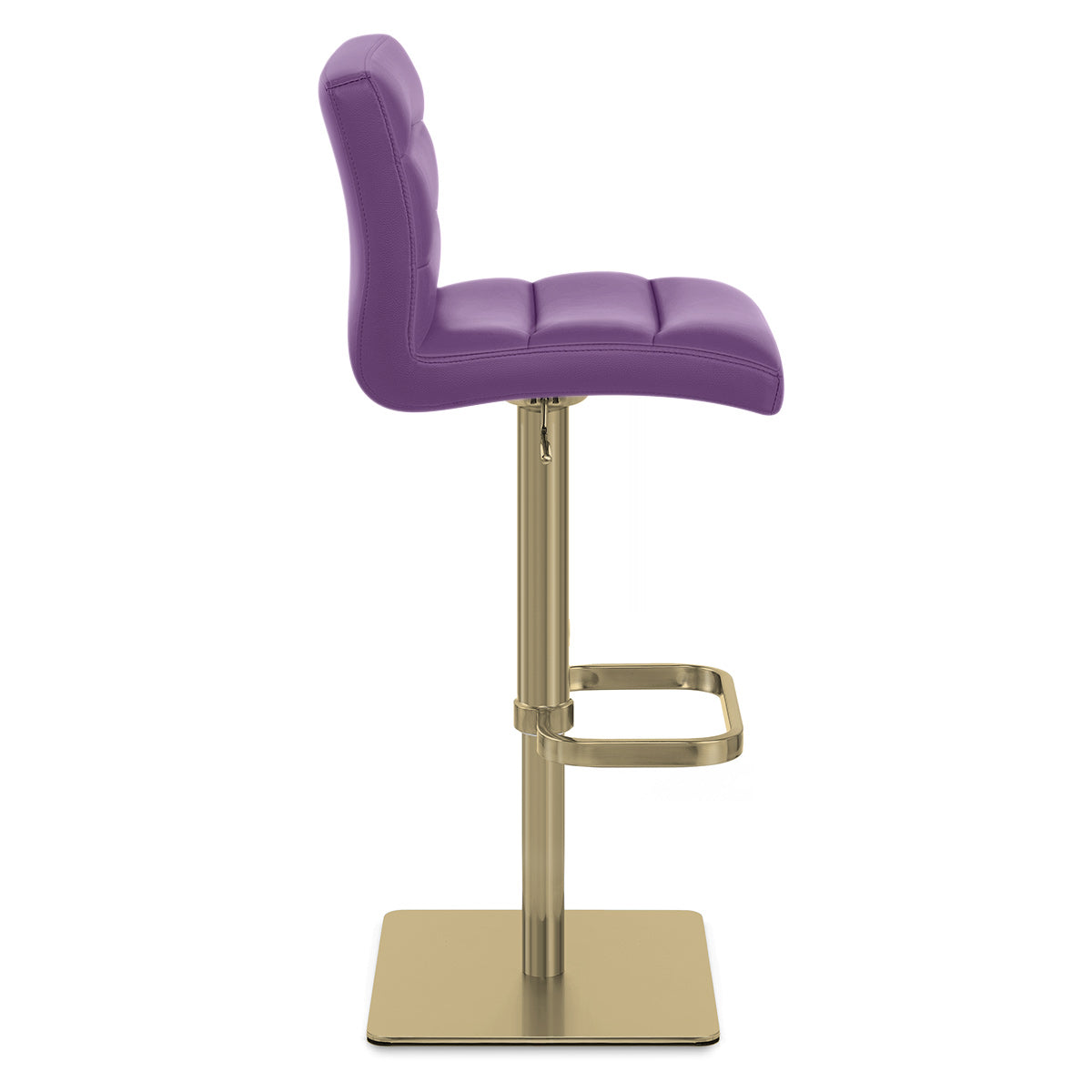 Sgabello Ecopelle Oro - Lush Viola