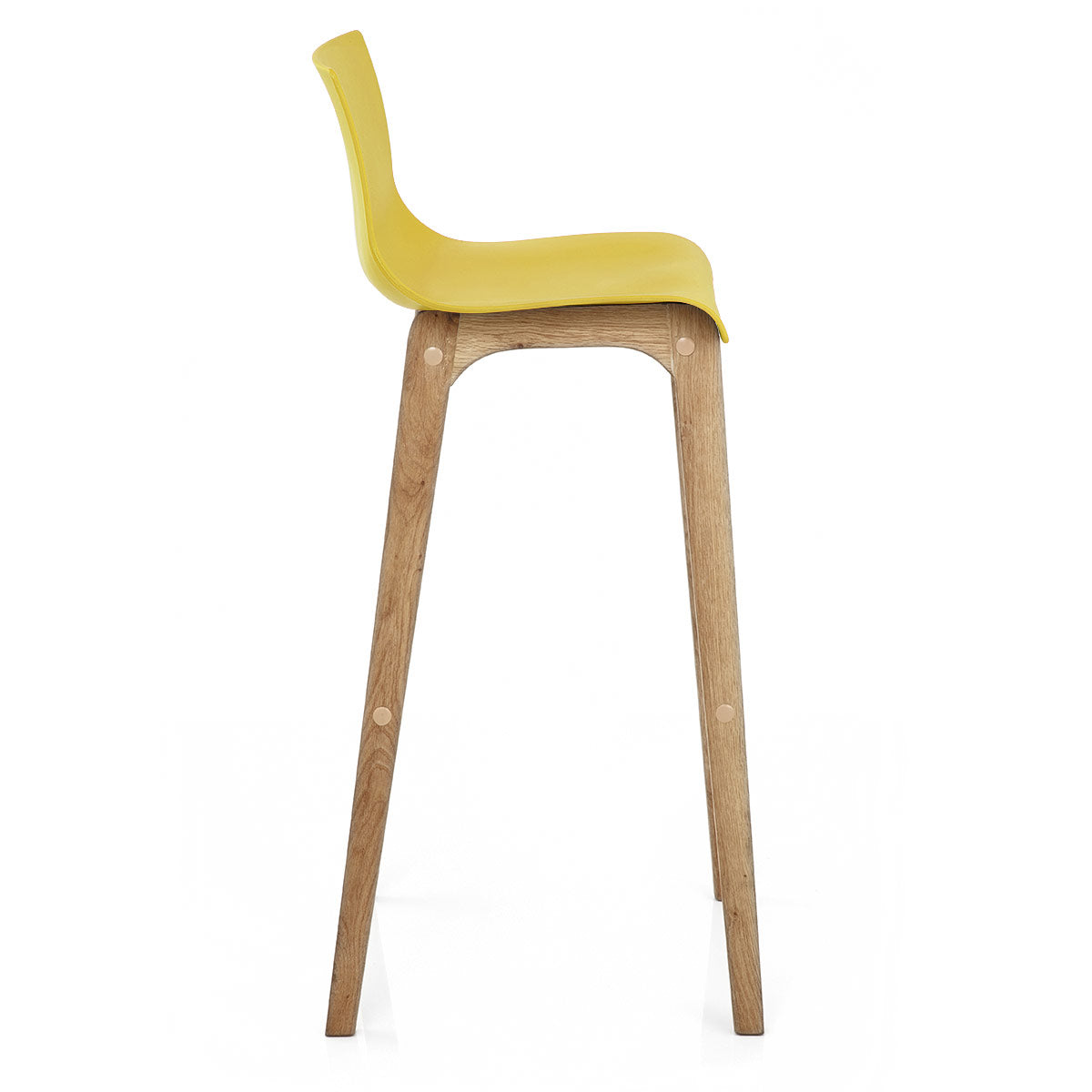 Barhocker Eiche - Hoch Drift Gelb