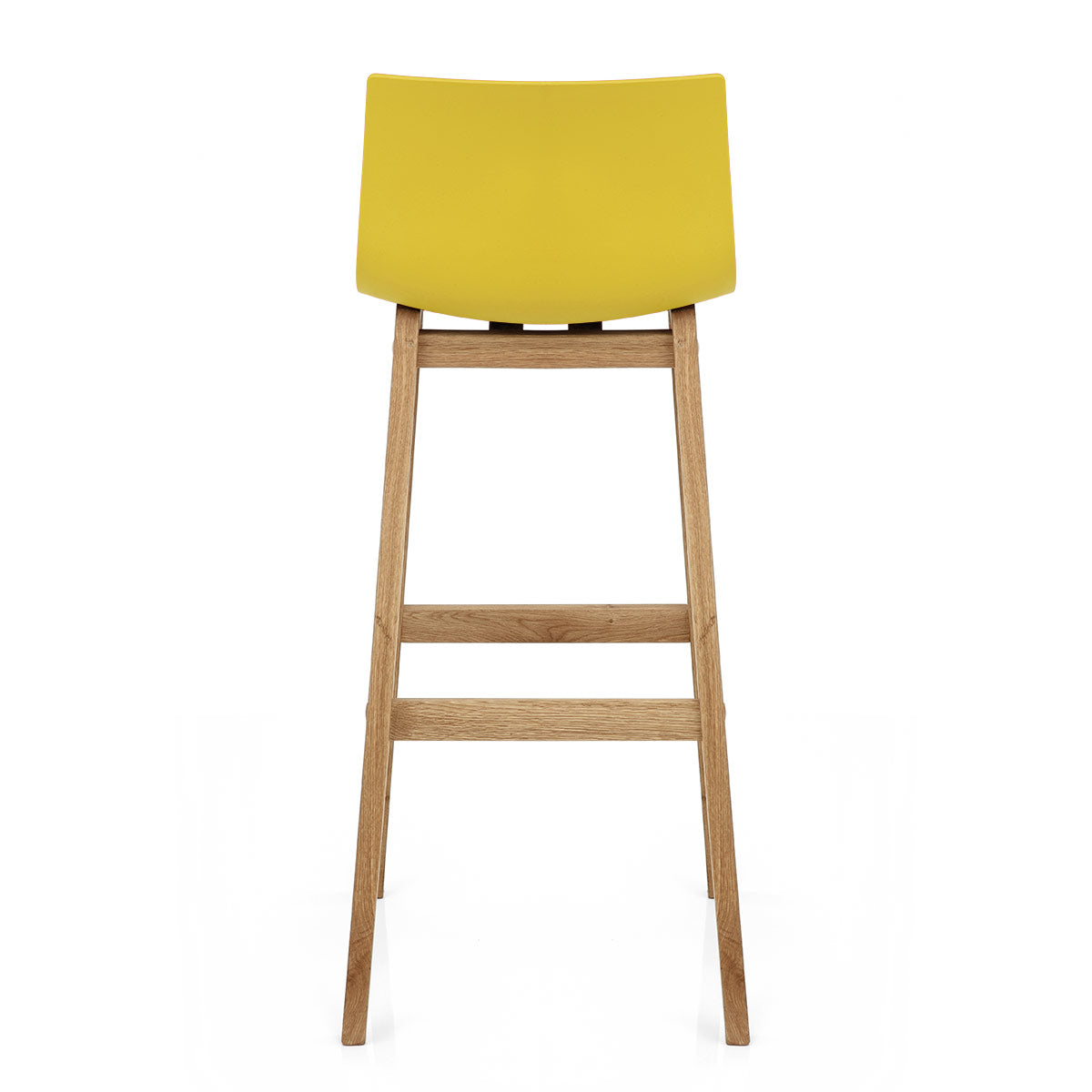 Barhocker Eiche - Hoch Drift Gelb