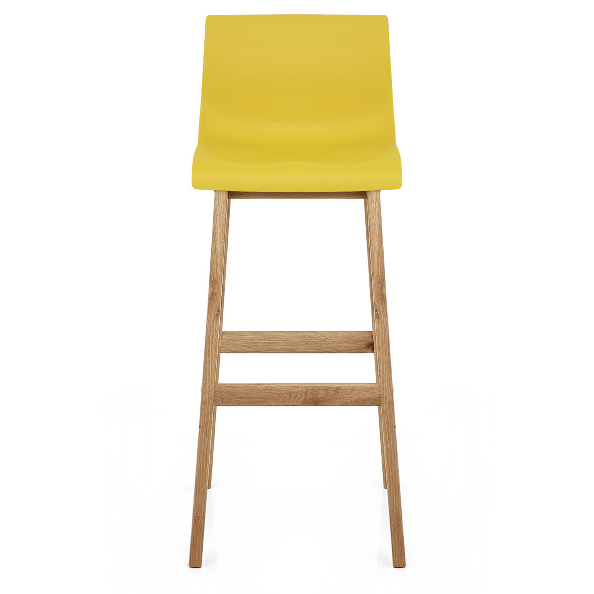 Barhocker Eiche - Hoch Drift Gelb