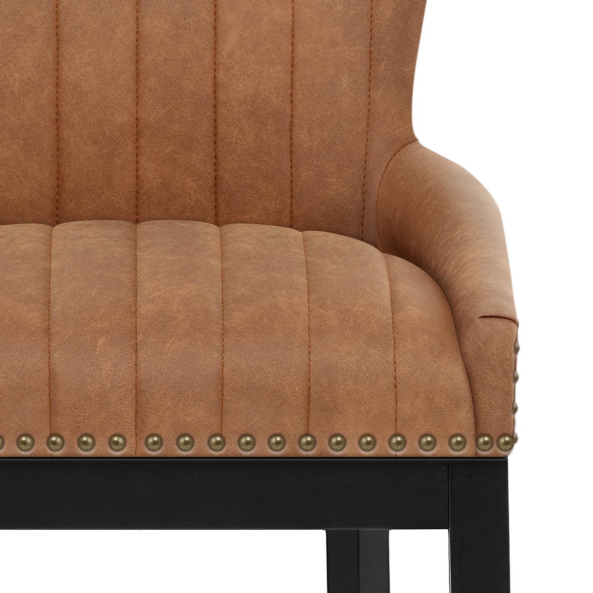 Kunstleder Barhocker Eiche - Chiltern Braun