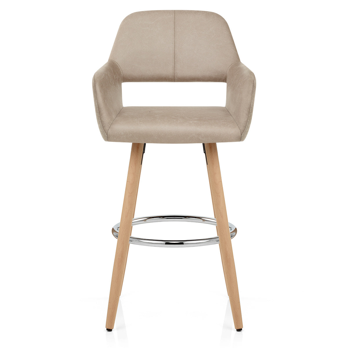 Kunstleder Barhocker Antik - Kite Braungrau