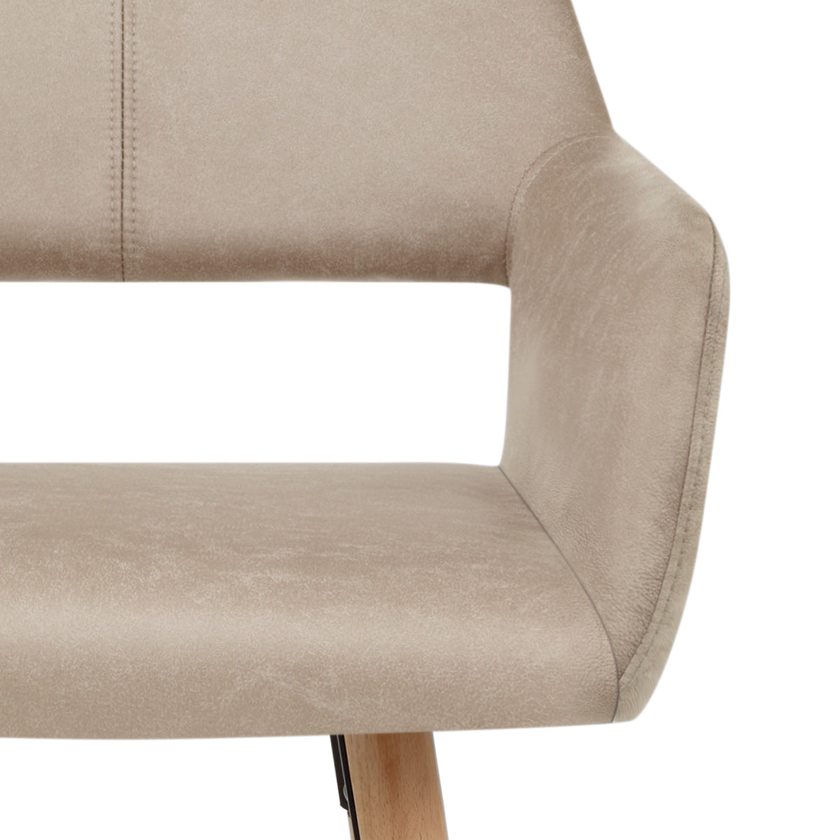 Kunstleder Barhocker Antik - Kite Braungrau