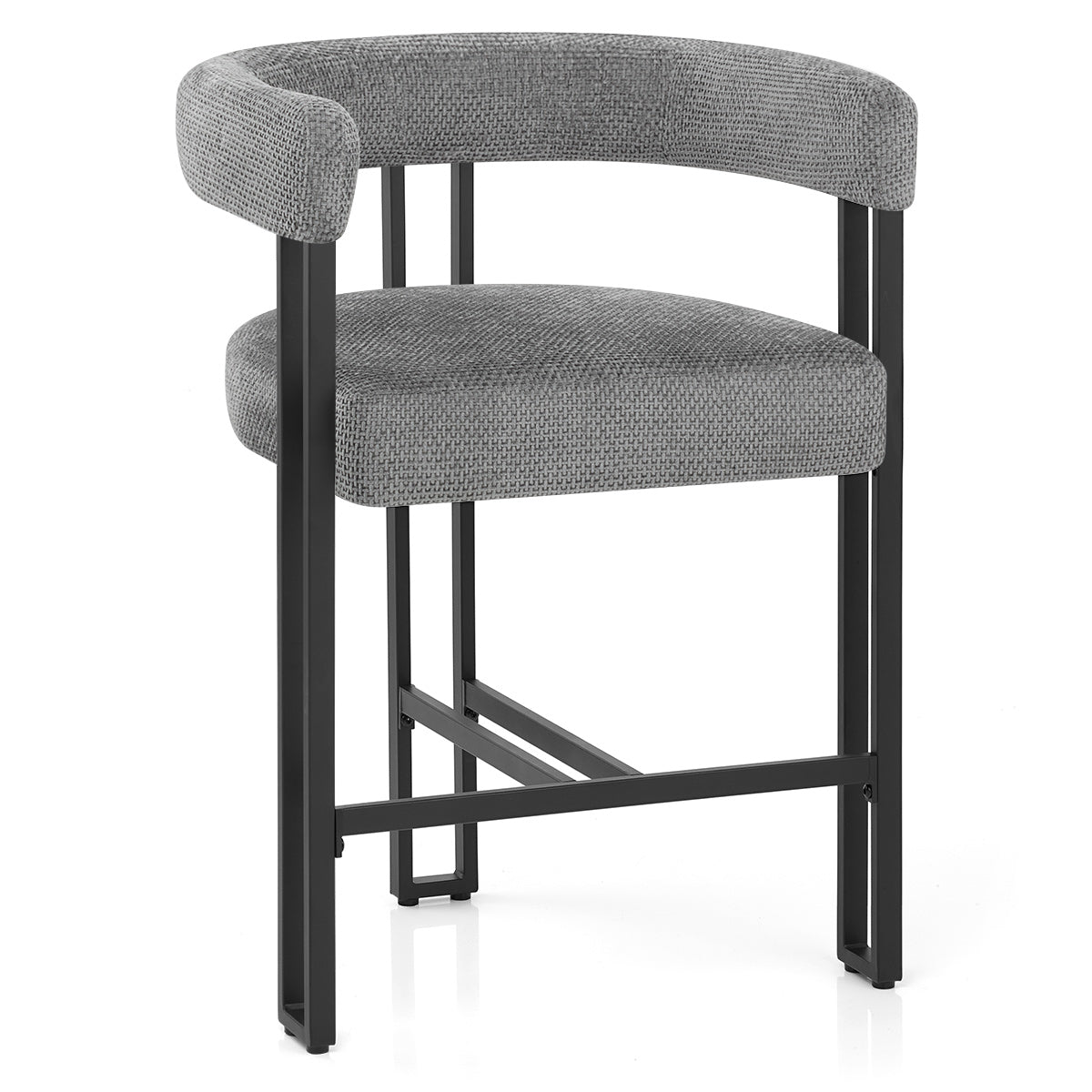 Barhocker Stoff - Gigi Grau