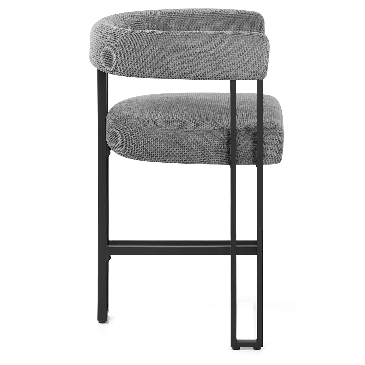 Barhocker Stoff - Gigi Grau