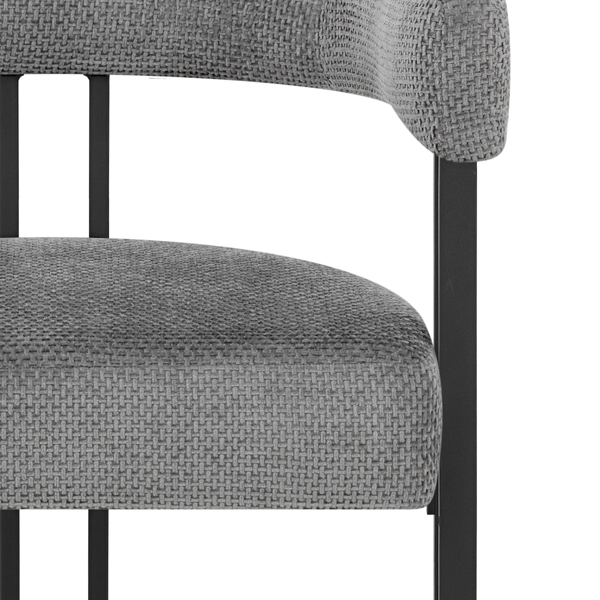 Barhocker Stoff - Gigi Grau
