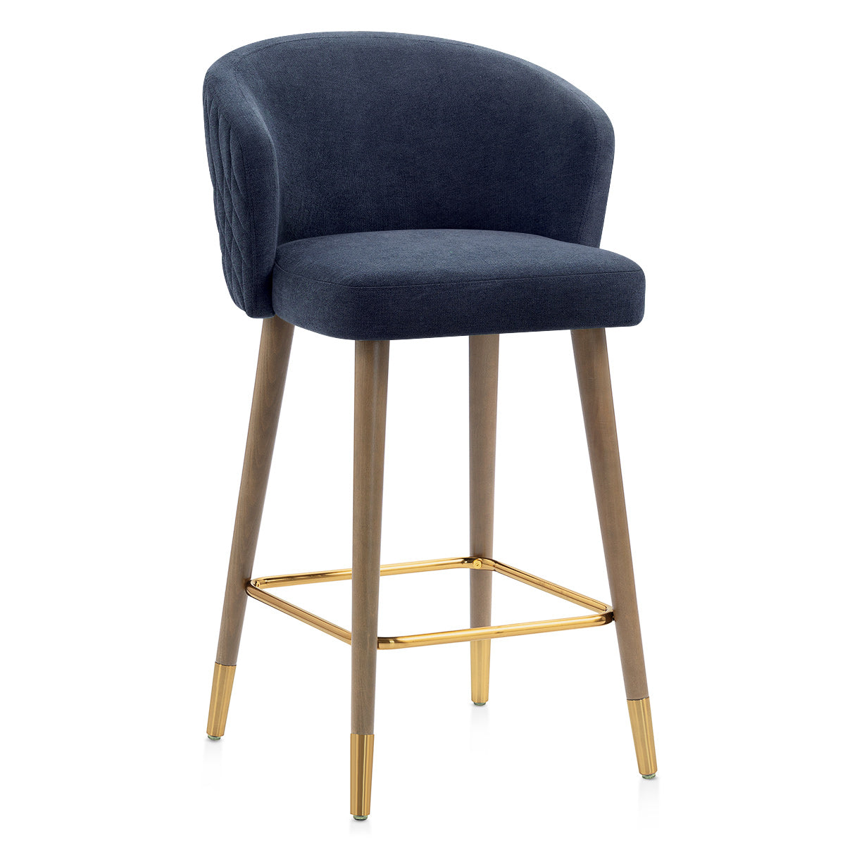Barhocker Stoff - Boston Blau