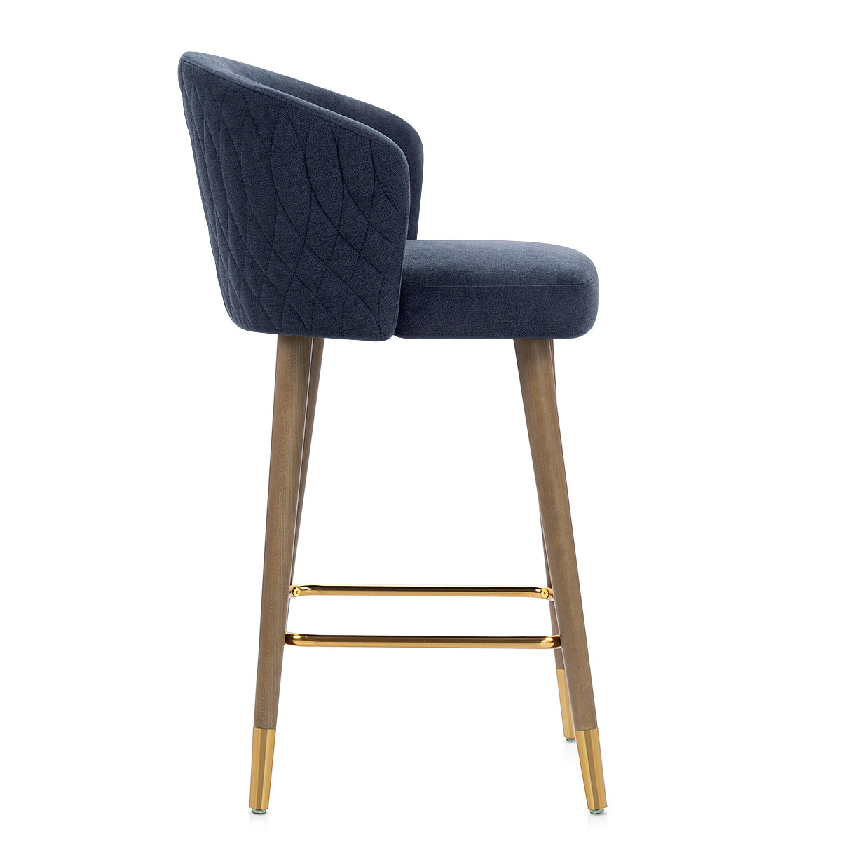 Barhocker Stoff - Boston Blau