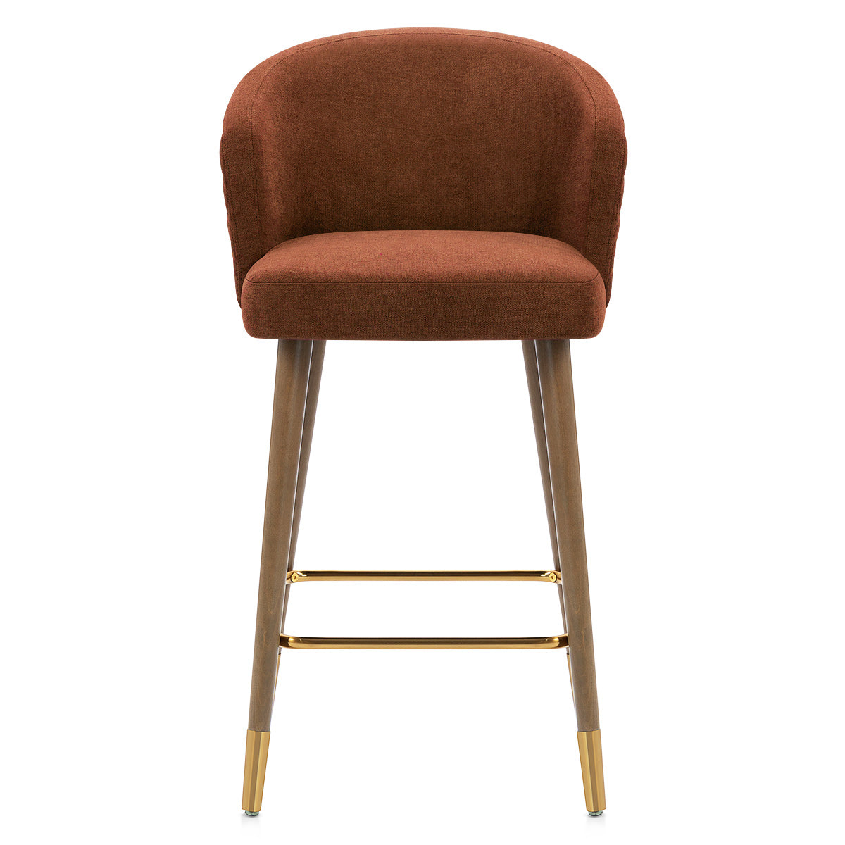 Barhocker Stoff - Boston Rostrot