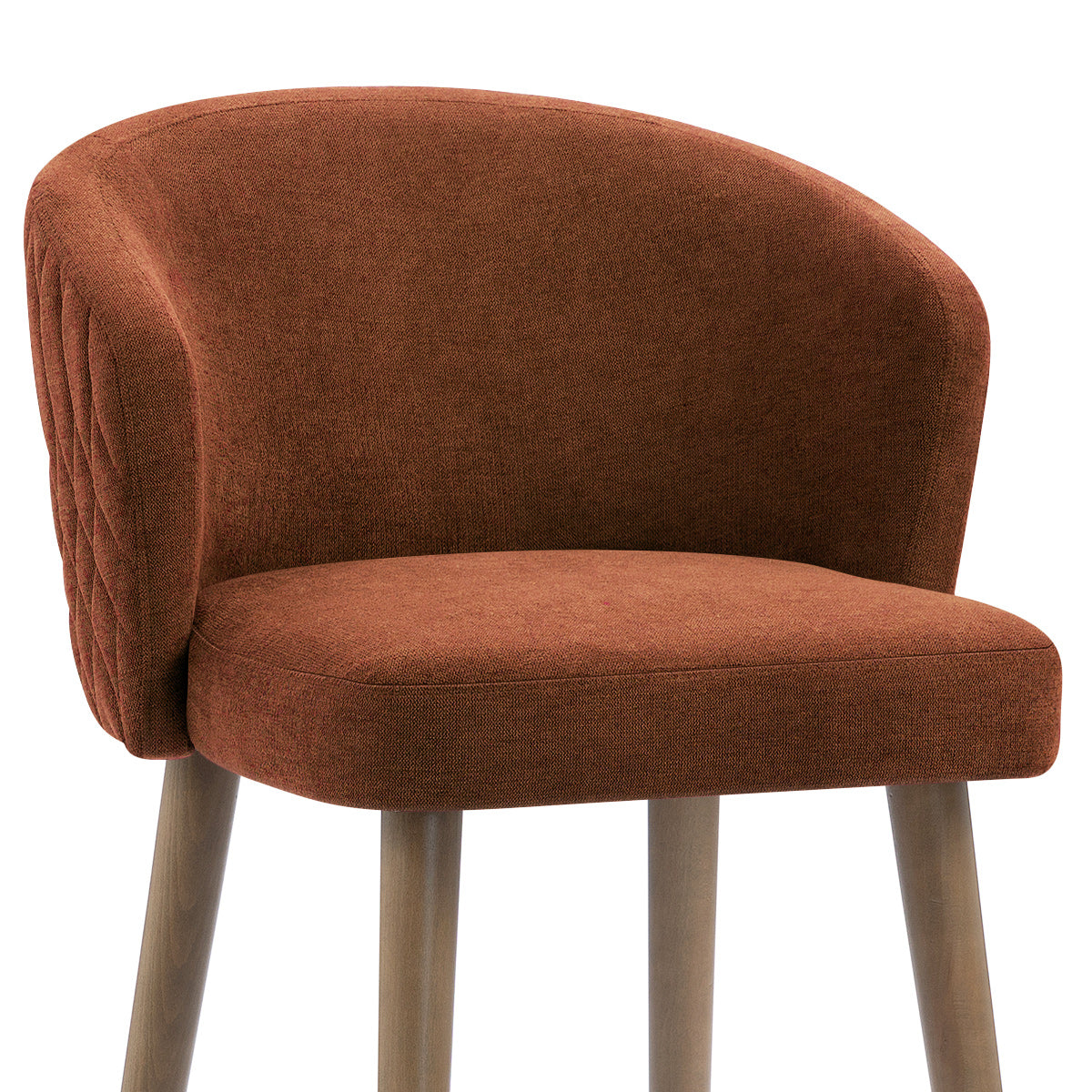 Barhocker Stoff - Boston Rostrot