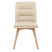 Echtleder Esszimmerstuhl - Ciro Beige