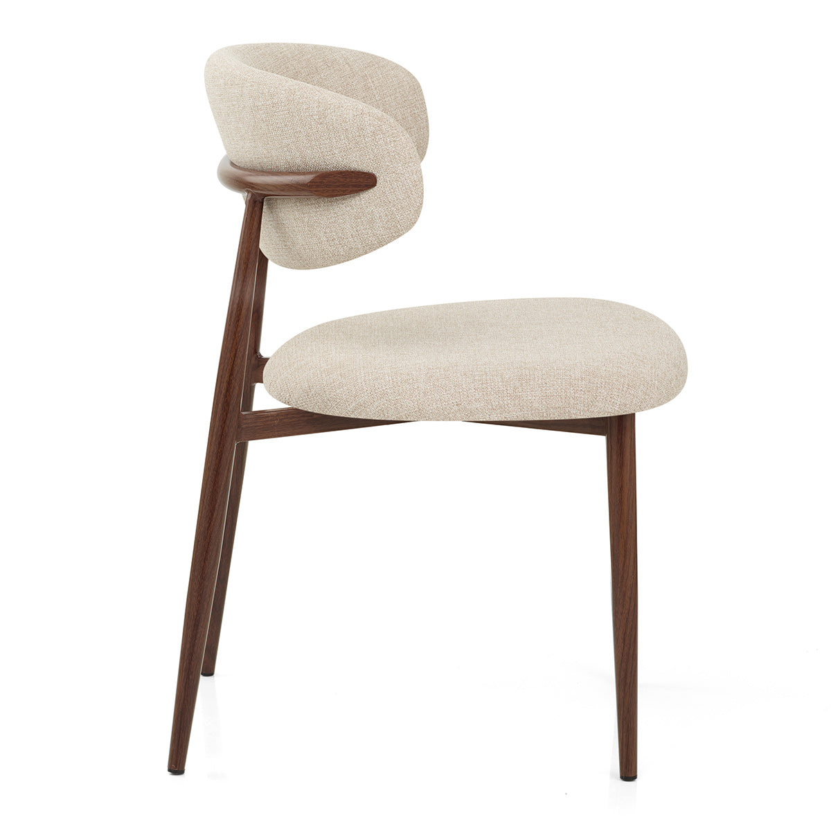 Stoff Esszimmerstuhl - Harrow Beige