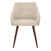 Stoff Esszimmerstuhl - Elio Beige