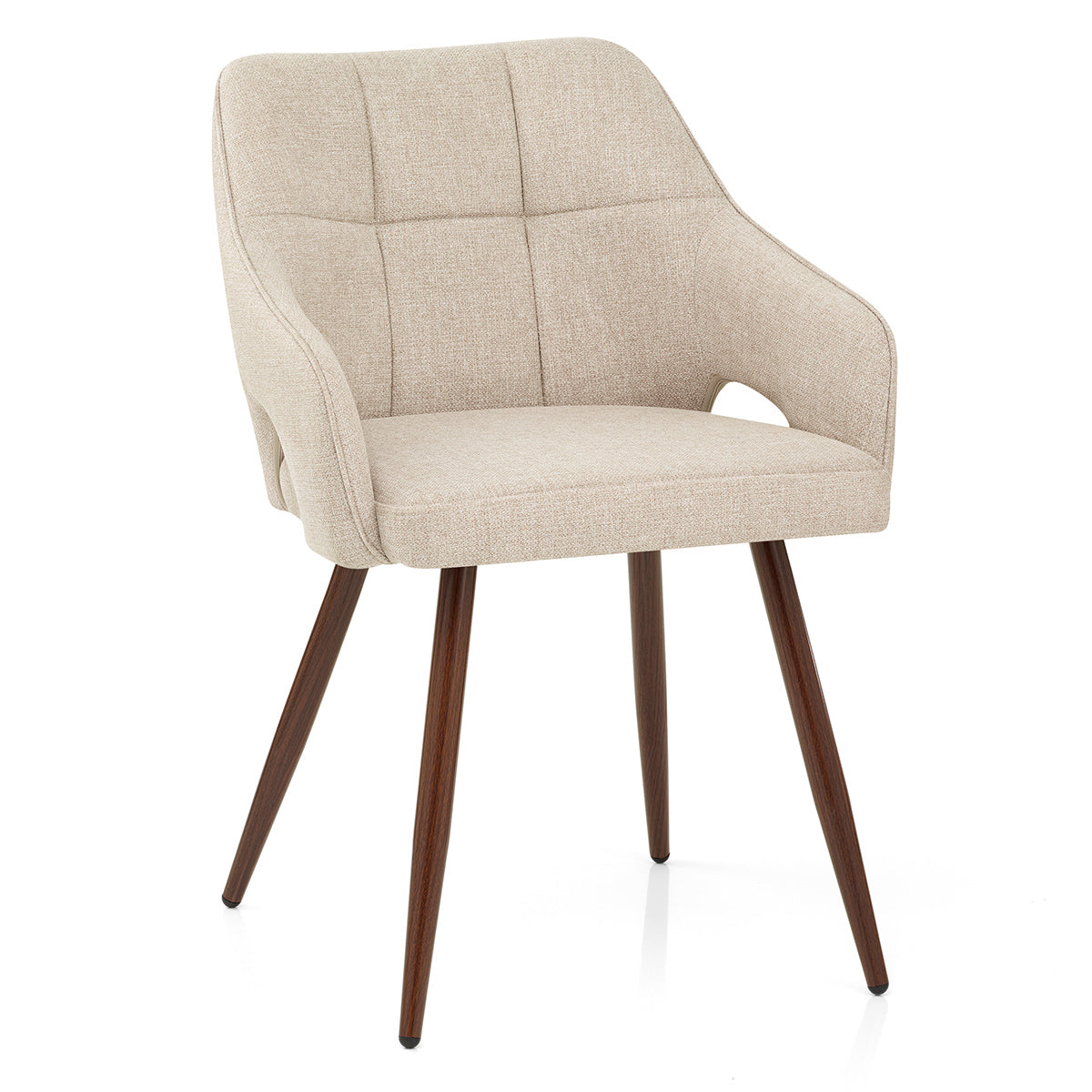 Stoff Esszimmerstuhl - Elio Beige