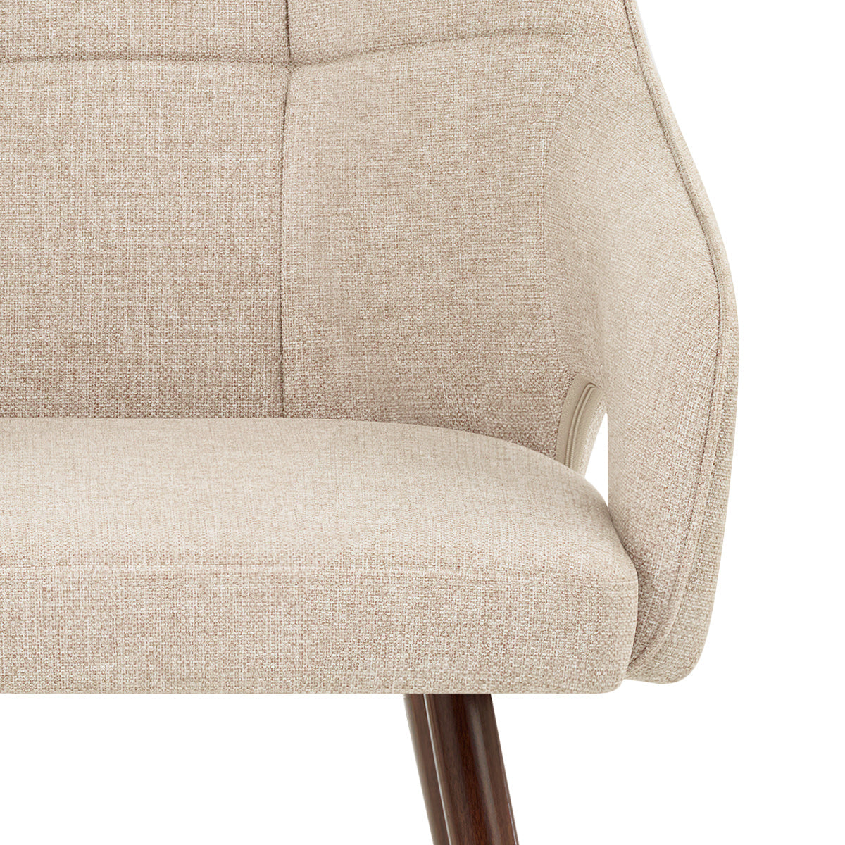 Stoff Esszimmerstuhl - Elio Beige