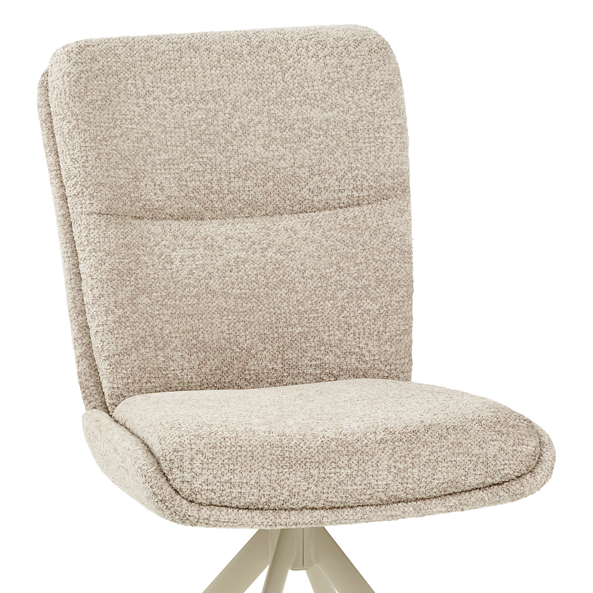 Stoff Esszimmerstuhl - Epsom Beige