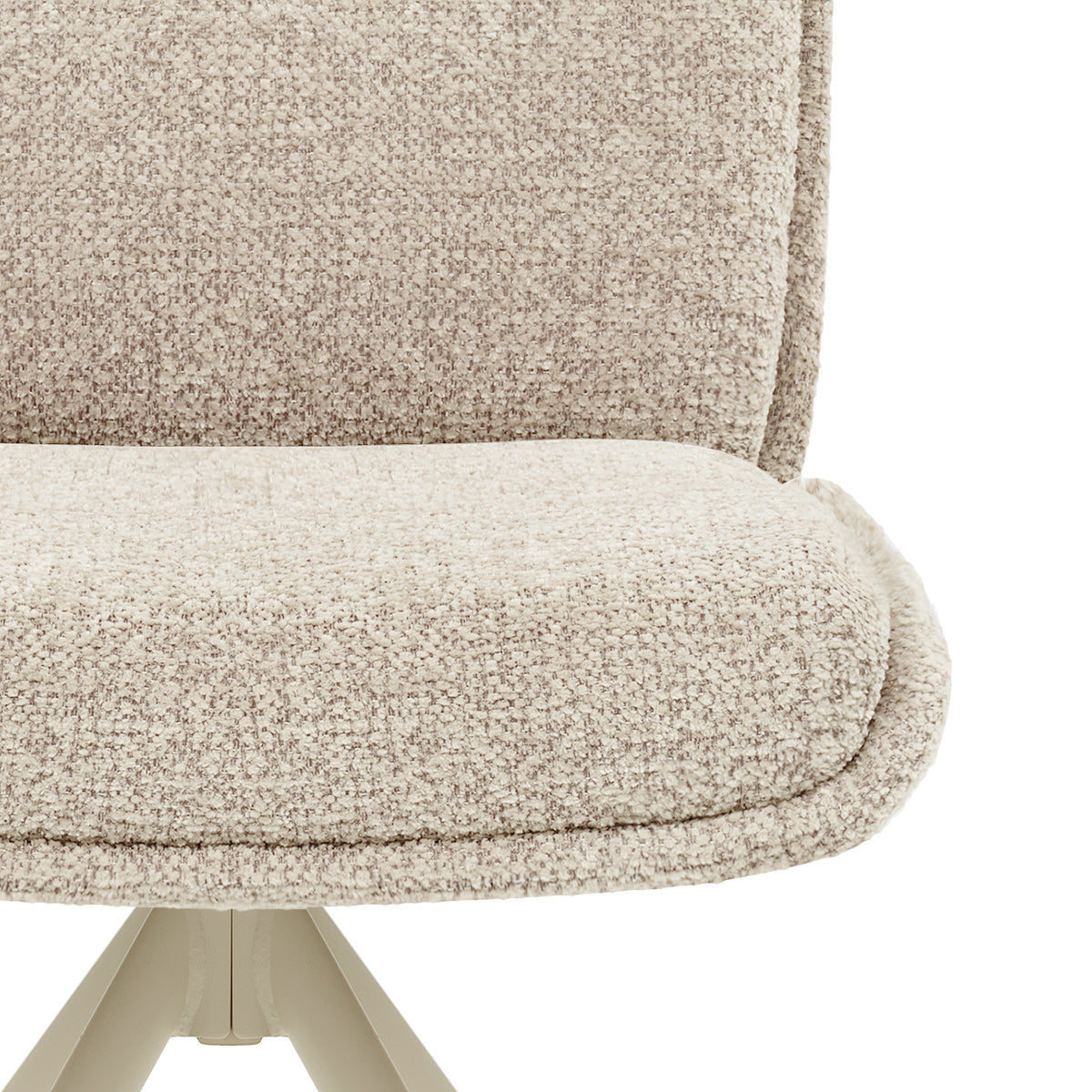 Stoff Esszimmerstuhl - Epsom Beige