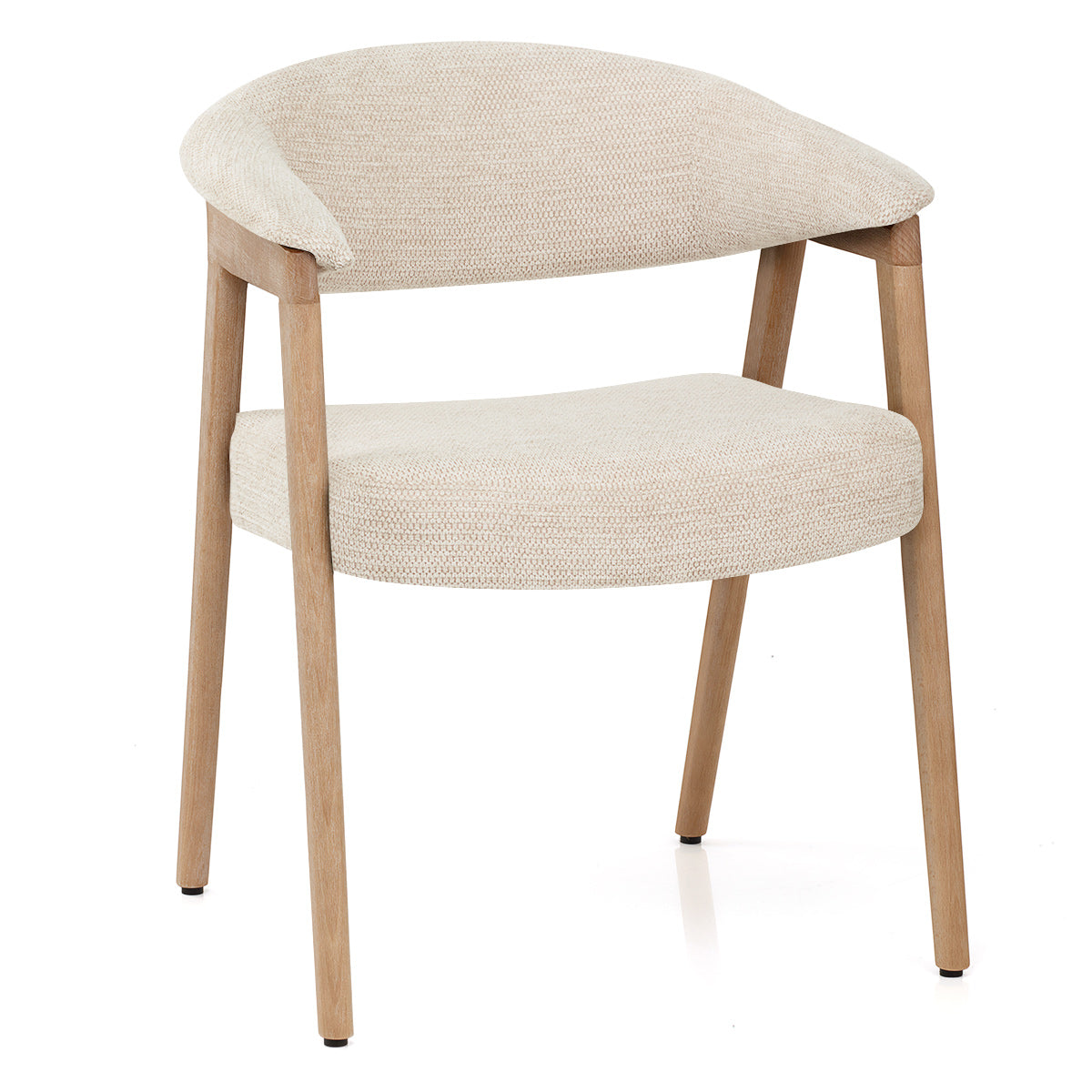 Sedia da pranzo Tessuto Quercia - Falco Beige