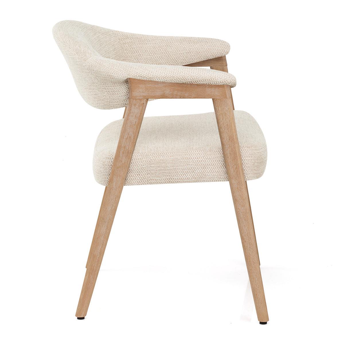 Sedia da pranzo Tessuto Quercia - Falco Beige