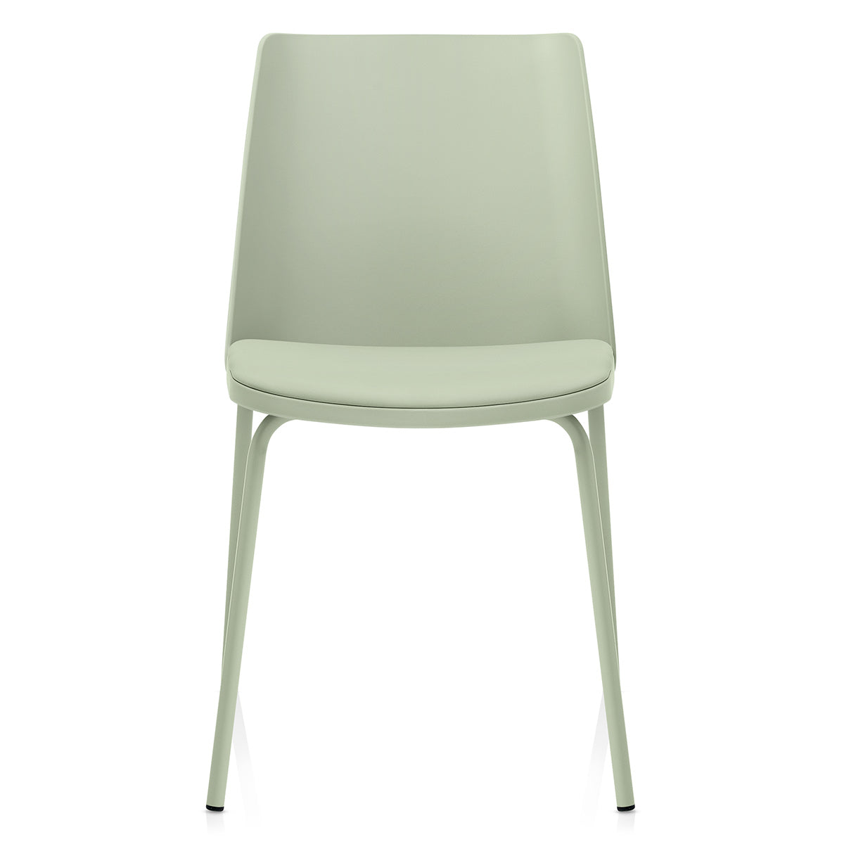 Sedia da pranzo Ecopelle Metallo - Cosmo Verde