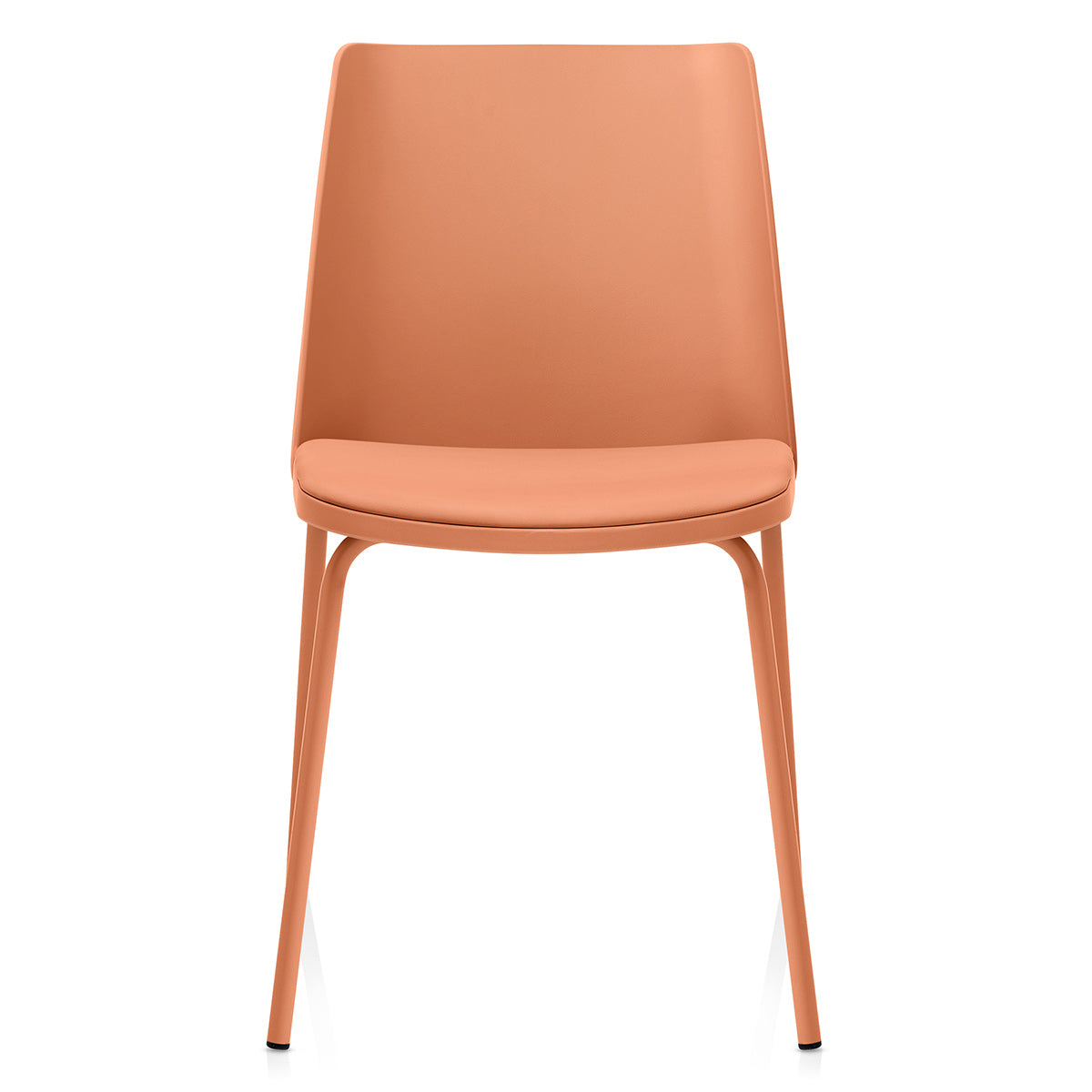 Kunstleder Esszimmerstuhl - Cosmo Orange