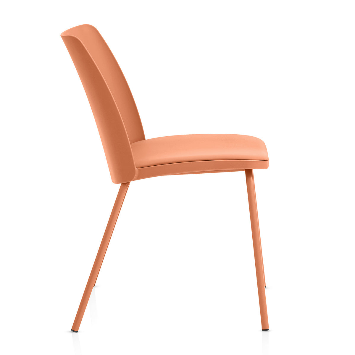 Kunstleder Esszimmerstuhl - Cosmo Orange