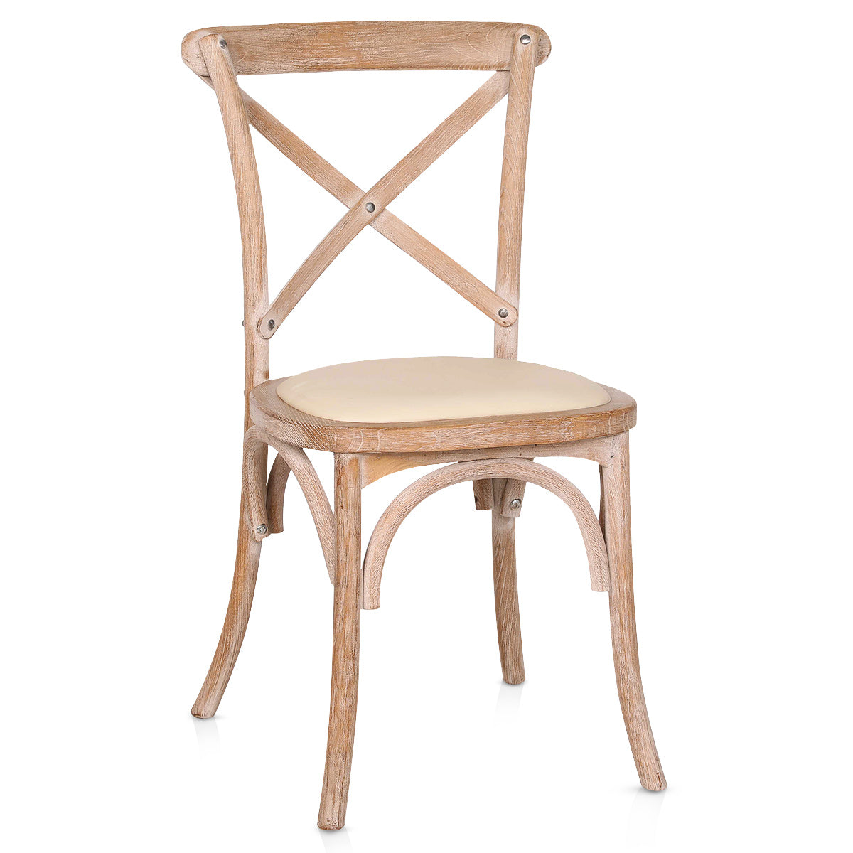 Stuhl Eiche Kreuzlehne - Marcel Beige